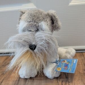 Ganz Webkinz Schnauzer HM159 Eith Code Retired Stuffed Animal Toy Plush
